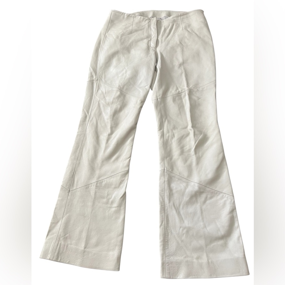 Wilsons Leather Cream Boot Cut Pants